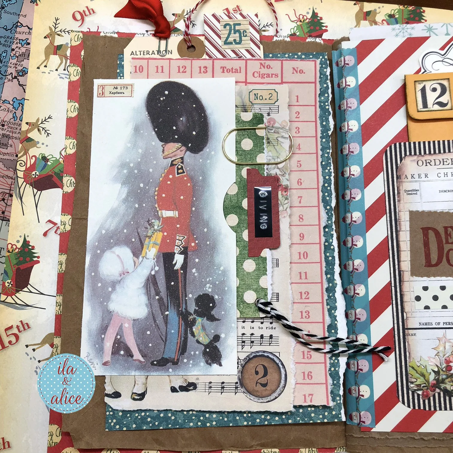 Christmas Junk Journal Pages — ila and alice